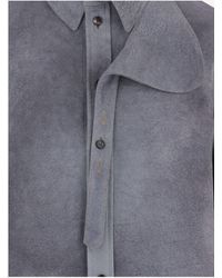 Bottega Veneta - Shirt Suede With Graduated Effect Lambskin Leather - Lyst