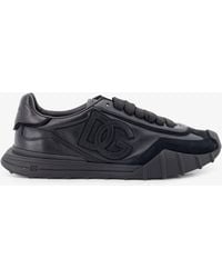 Dolce & Gabbana - Dolce & Gabbana Dg Athletic Leather Sneakers - Lyst