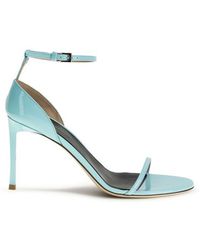 Tom Ford - Blue Calf Leather Bos Taurus Stiletto Heel Sandals - Lyst