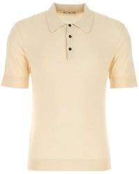 PT Torino - Sand Cotton Blend Polo Shirt - Lyst