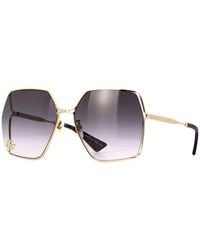Gucci - Sunglasses Geometric Full Rim, Frame And Gradient Lens Gg0817S006 - Lyst