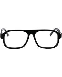Moncler - Nero Lucido Acetate Glasses - Lyst