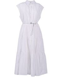 Michael Kors - Poplin Midi Shirt Drs - Lyst