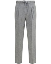 Brunello Cucinelli - Linen Casual Pants - Lyst