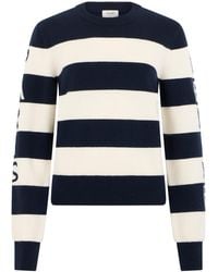 Celine - Crew Neck Sweater Wool - Lyst