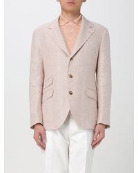 Brunello Cucinelli - Light Wool Linen Blazer - Lyst