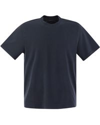 Fedeli - Short-Sleeved Cotton T-Shirt - Lyst