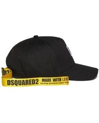 DSquared² - D2 Patch Logo Baseball Cap Accessories Beanies & Hats - Lyst