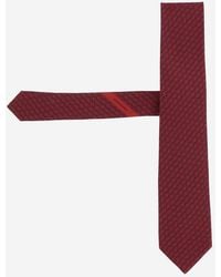 Ferragamo - Silk Tie Pattern Ties & Bow - Lyst