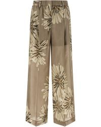 Brunello Cucinelli - Silk Casual Pants - Lyst