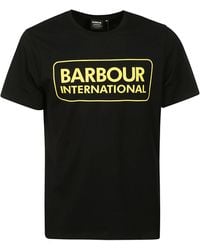 Barbour - Essential Large Logo Tee - Lyst