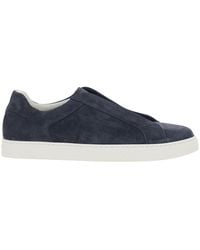 Doucal's - Sneaker With Rounded Toe - Lyst
