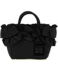 Ganni - 'Mini Shopper Ruffle' Handbag - Lyst