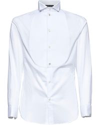Giorgio Armani - Cotton Tuxedo Shirt - Lyst