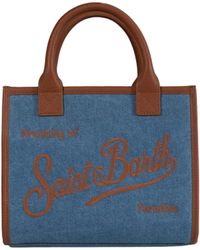 MC2 Saint Barth - Shoulder Bag Vanity Midi Leather Cow - Lyst