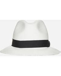Borsalino - Fine Mid Brim Panama Hat - Lyst