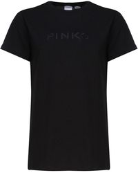 Pinko - Logo Embroidery T-shirt - Lyst