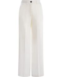 Forte Forte - Trousers In Silk Satin - Lyst