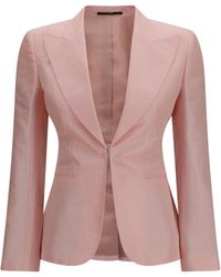 Gucci - Jacket Silk Faille - Lyst
