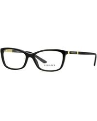 Versace - Eyeglasses Rectangle Full Rim, Frame And Clear Demo Lenses Lens Ve3186Gb1 Sunglasses - Lyst