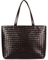 Bottega Veneta - Large Leather Tote Bag - Lyst