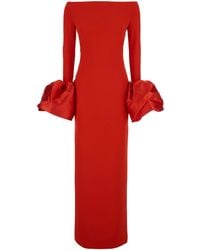 Solace London - Talia Off-The-Shoulder Maxi Dress - Lyst