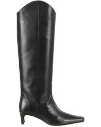 STAUD - Western Wally Knee-High Boots - Lyst