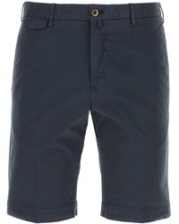 PT01 - Stretch Cotton Bermuda Shorts - Lyst