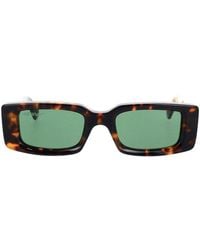 Off-White c/o Virgil Abloh - Sunglasses Rectangle Full Rim, Havana Frame And Lens Oeri016Arthur6455 - Lyst