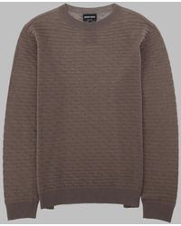 Giorgio Armani - Crew-Neck Virgin Wool Jumper Jumpers - Lyst