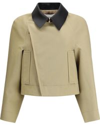 Givenchy - Cropped Caban Coat - Lyst