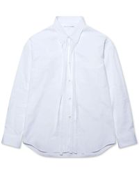 Comme des Garçons - Fringed Long-sleeve Cotton Shirt - Lyst