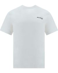 Axel Arigato - 'Legacy' T-Shirti With Logo Lettering Print - Lyst