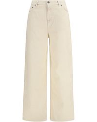 Golden Goose - Wide-Leg Cotton Denim Jeans - Lyst