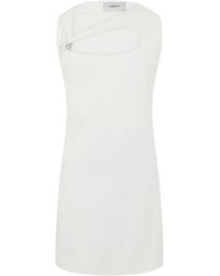 Coperni - Mini Dress Wide Neckline Polyamide - Lyst