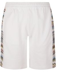 Missoni - Stripe Sided Elastic Waist Shorts - Lyst