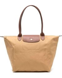 Longchamp - 'Le Pliage Original' Shoulder Bag With Embossed Logo - Lyst