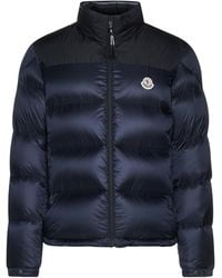 Moncler Peuplier Quilted Nylon Down Jacket - Blue
