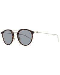 Montblanc - Montblanc Pantos Sunglasses Mb0204s 002 Havana/silver 50mm - Lyst