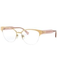 Versace - Eyeglasses Cat Eye Semi Rim, Frame And Clear Demo Lenses Lens Ve12651463 Sunglasses - Lyst