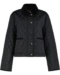 Burberry - Cropped Nylon Quilted Jacket Polyamide Trench & Raincoats - Lyst