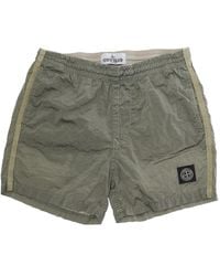 Stone Island - Kids Polyamide Shorts With Welt Pocket - Lyst