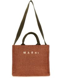 Marni - East/West Small Shopping Bag - Lyst