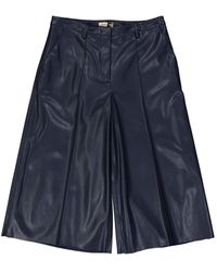 Blanca Vita - Faux Leather Shorts - Lyst