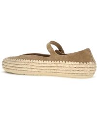 Loewe - Espadrilles Rio Suede And Raffia Upper: Ballerina Shoes - Lyst