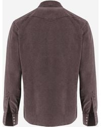 Alessandro Gherardi - Ribbed Cotton Shirt - Lyst