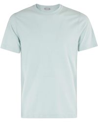 Zanone - T Shirt Mc Slim Fit Ice Cotton - Lyst