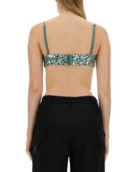 Moschino - Sequined Cropped Top Polyester Tops - Lyst