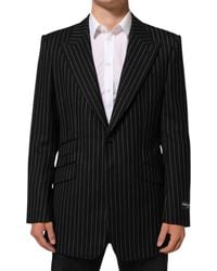 Dolce & Gabbana - Stripes 2 Buttons Suit Jacket Blazer Pl+Wo - Lyst