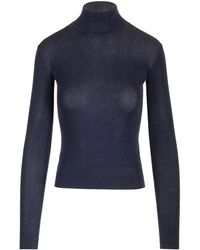 Self-Portrait - Viscose Knit Top - Lyst